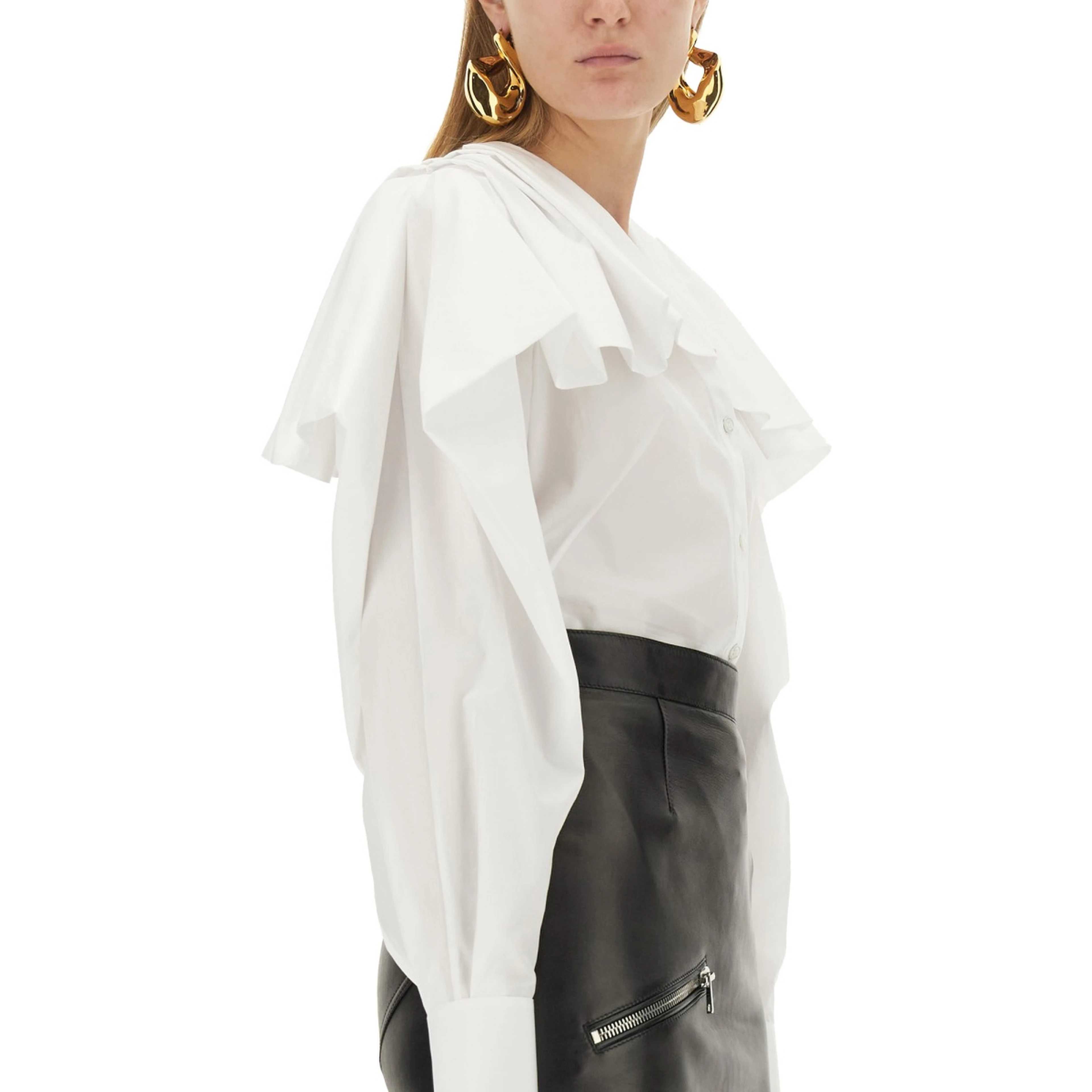 CAMICIA CON DRAPPEGGIO