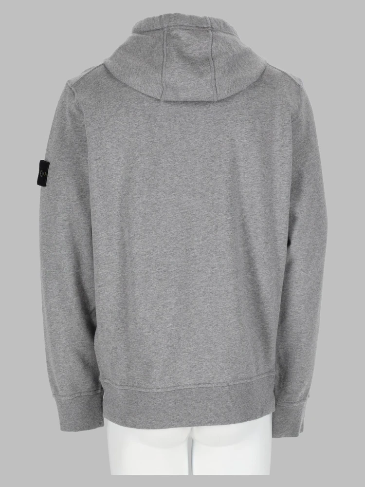 felpa con patch logo e cappuccio alternative