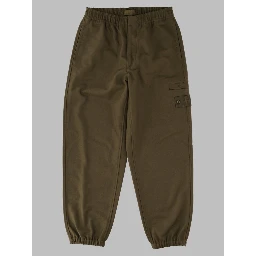 Pantalone Jogger In Flanella Di Lana Cardata