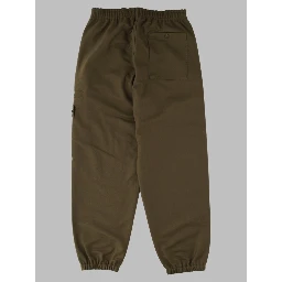 Pantalone Jogger In Flanella Di Lana Cardata