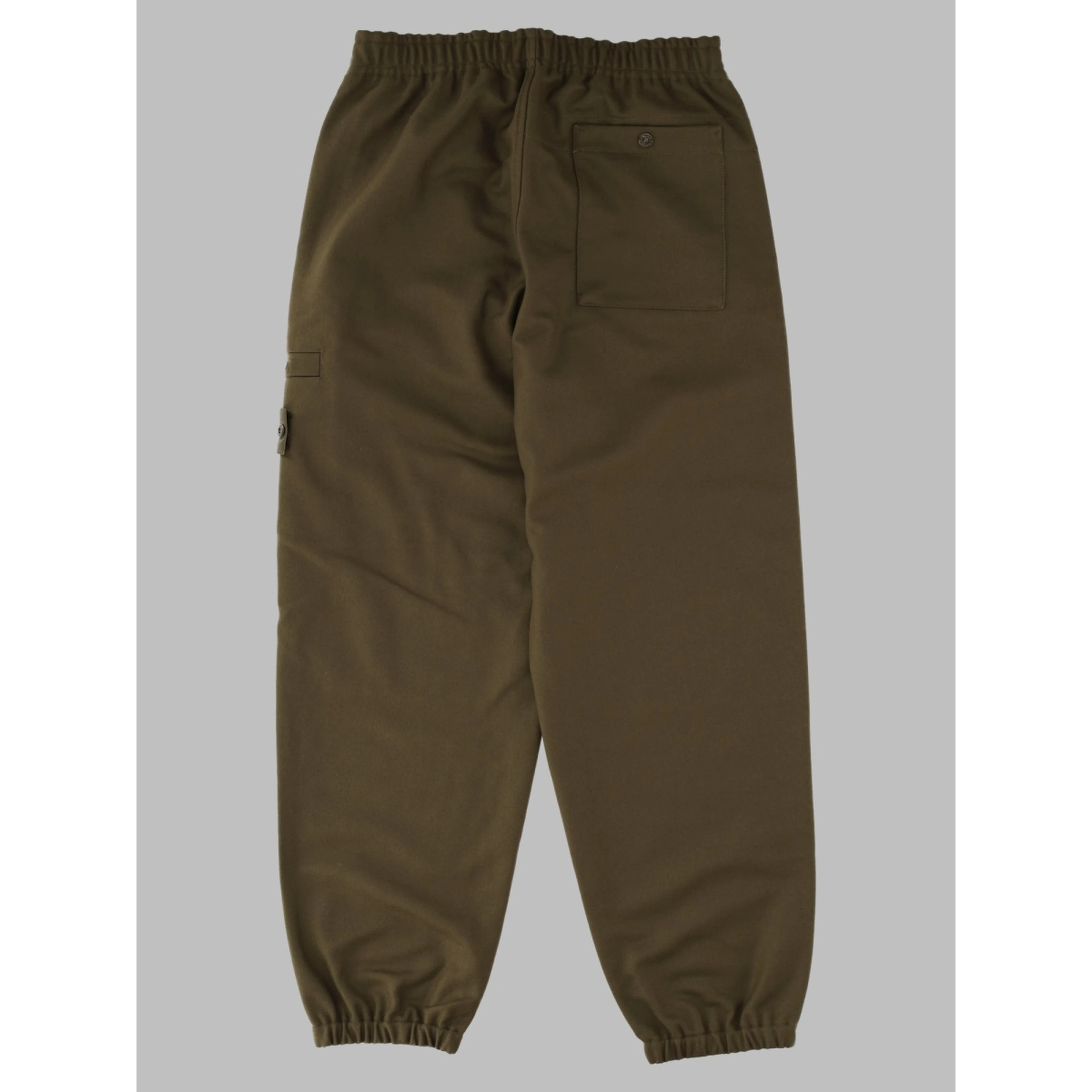 Pantalone Jogger In Flanella Di Lana Cardata