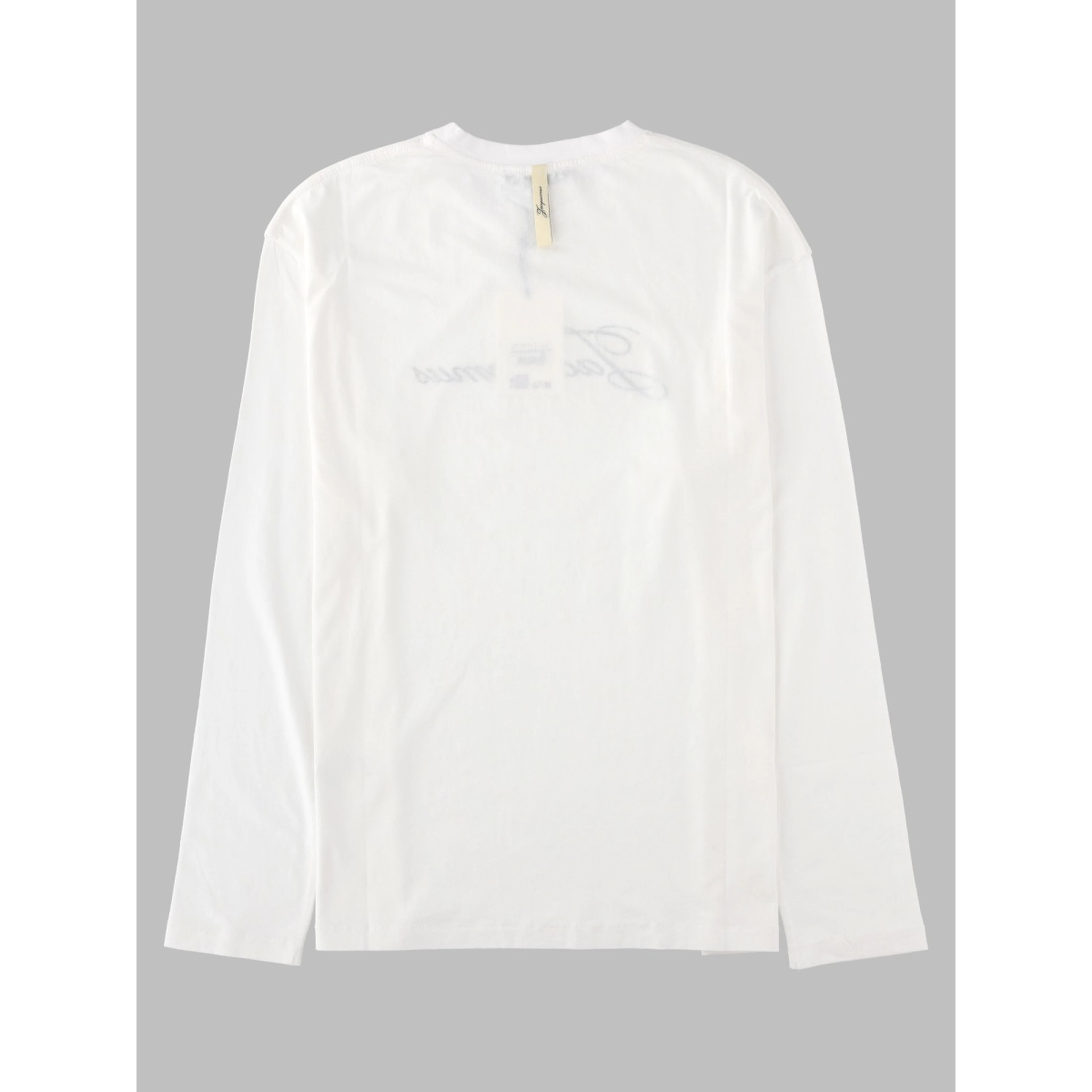 T-shirt a Maniche Lunghe con Logo Stampato