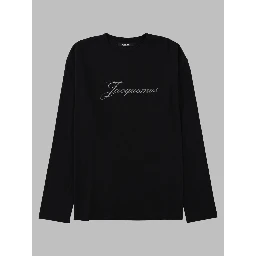 T-shirt a Maniche Lunghe con Logo