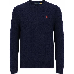 WOOL AND CASHMERE CABLE KNIT SWEATER