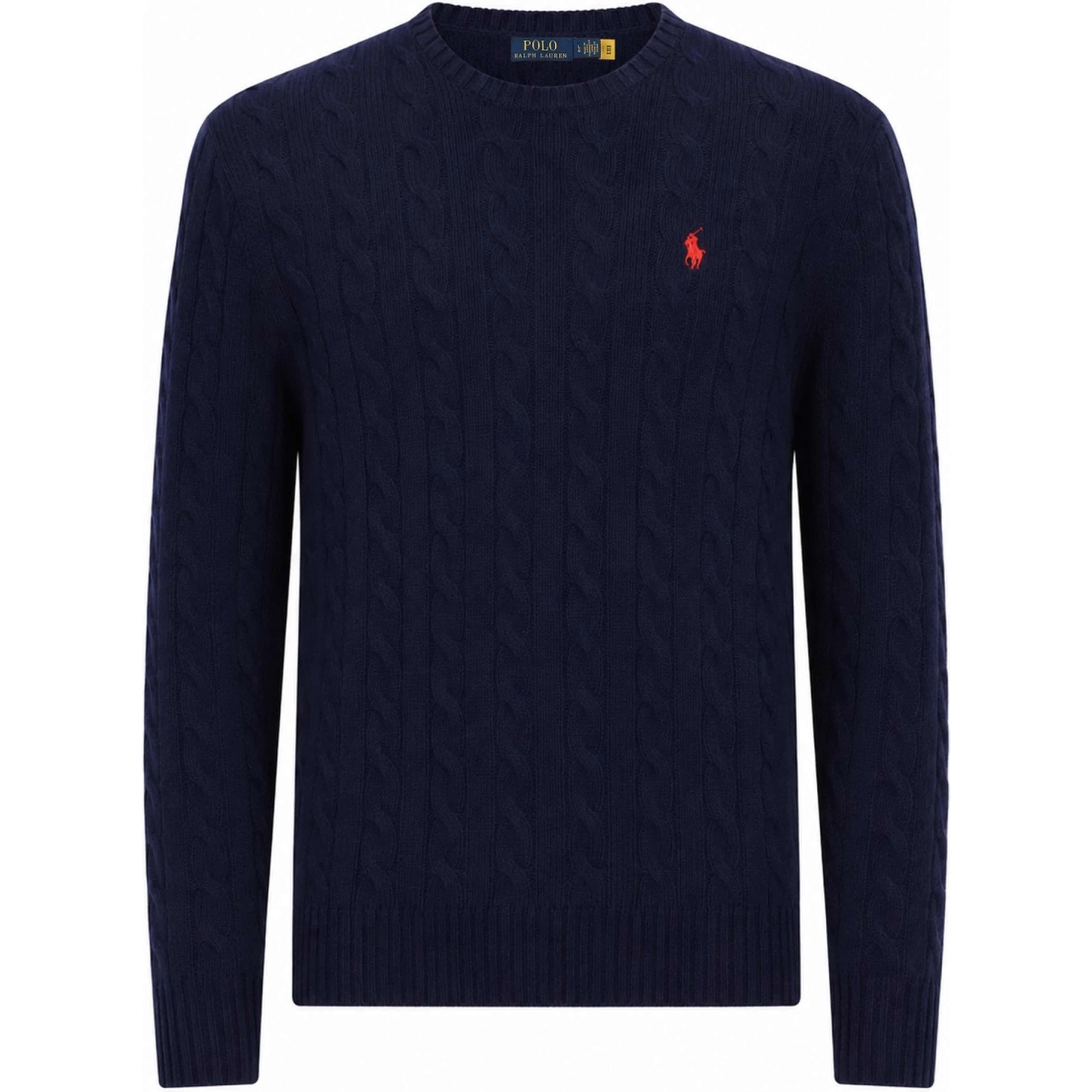 WOOL AND CASHMERE CABLE KNIT SWEATER