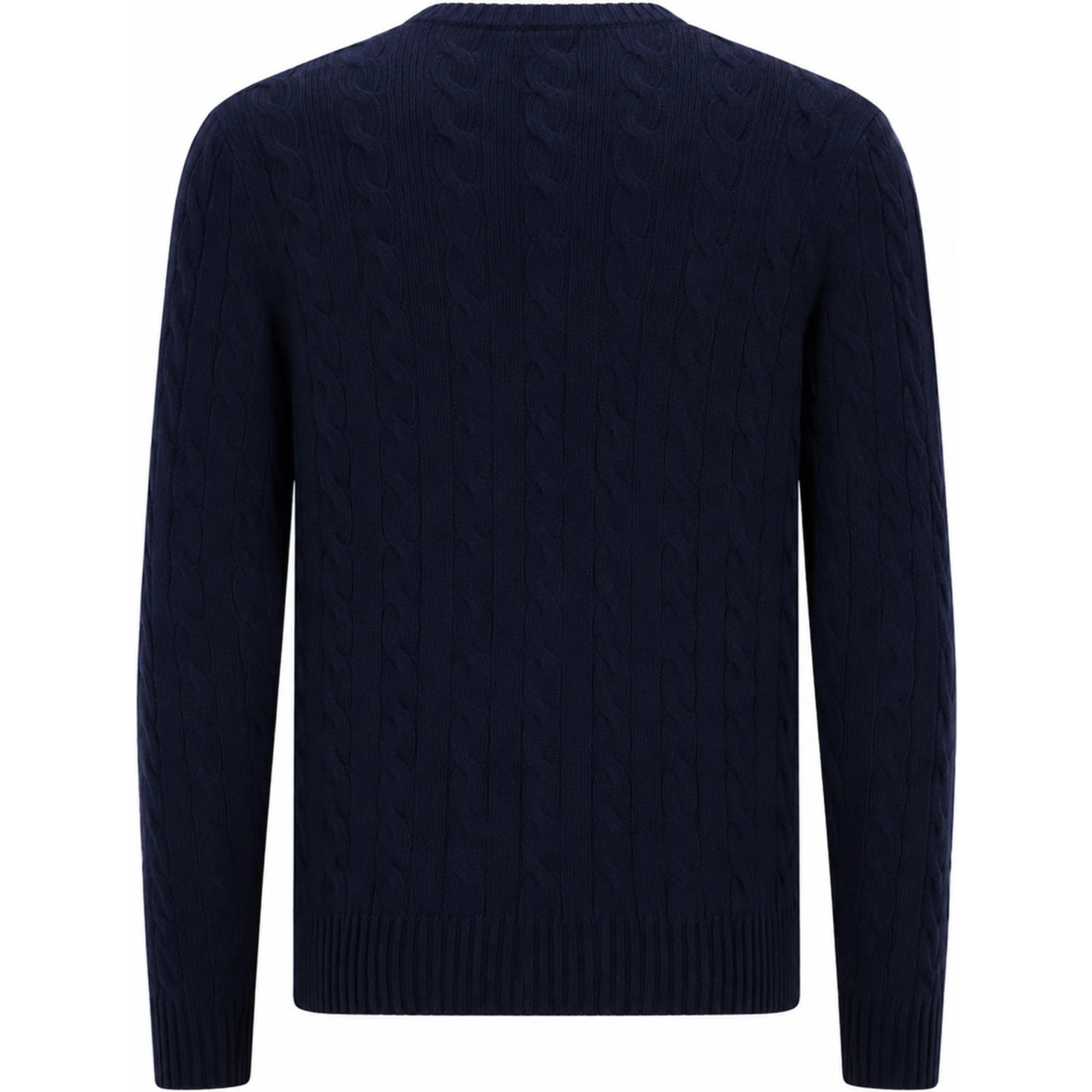 WOOL AND CASHMERE CABLE KNIT SWEATER