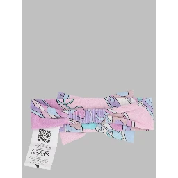 Fascia per capelli per neonata con stampa iride all-over