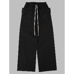 Pantalone Cargo in Felpa di Cotone