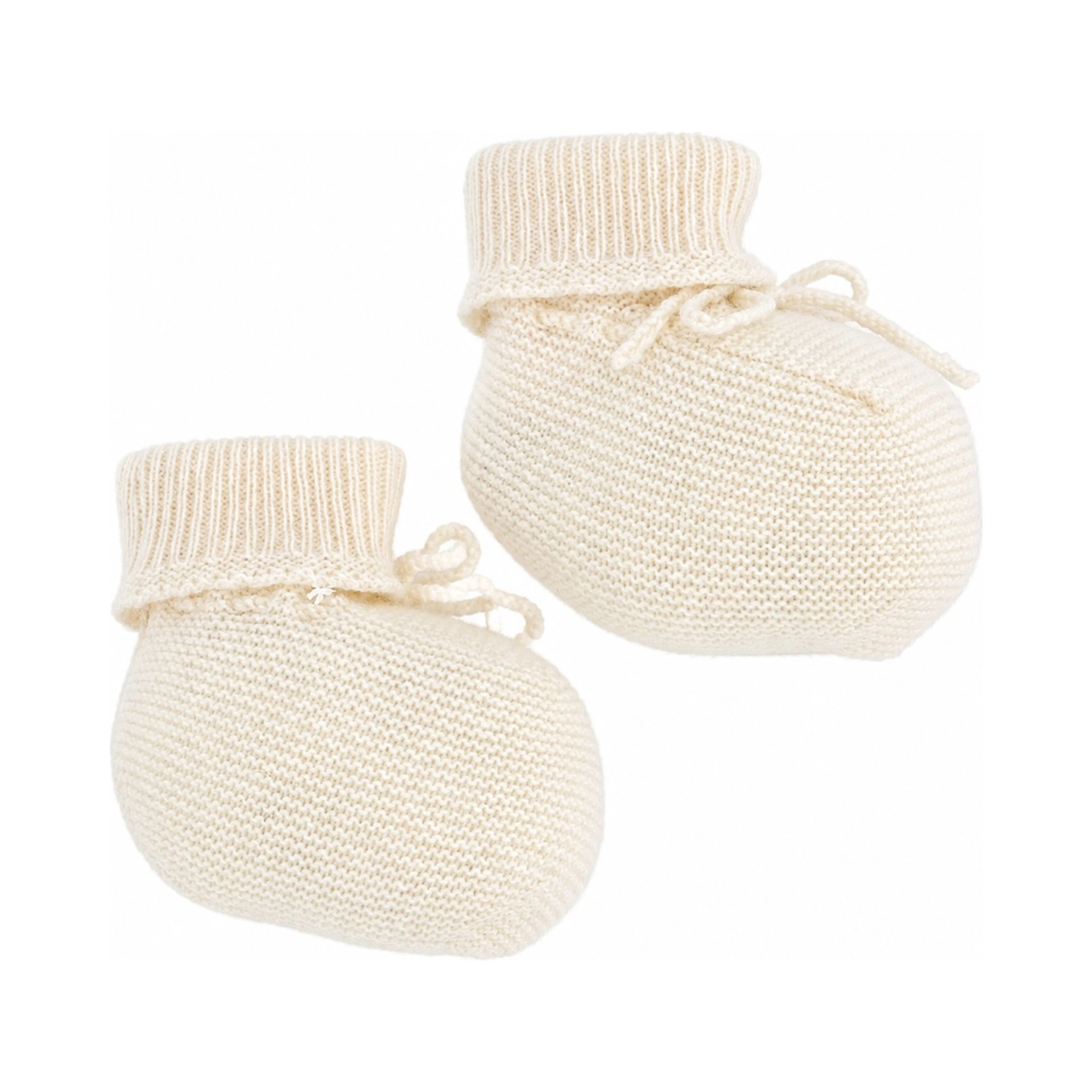 Slippers da neonata con design lavorato a maglia