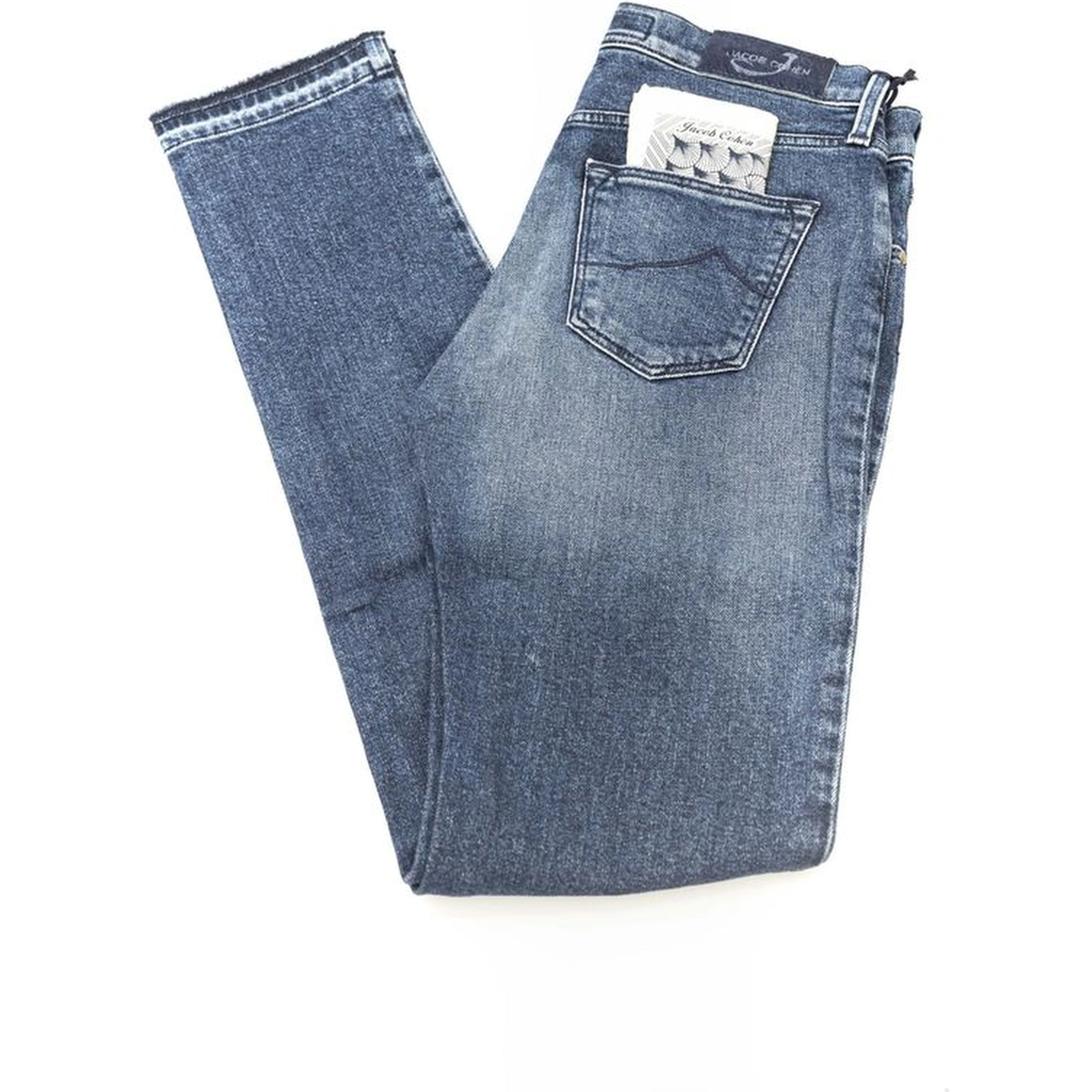 Blue Cotton Women Jeans