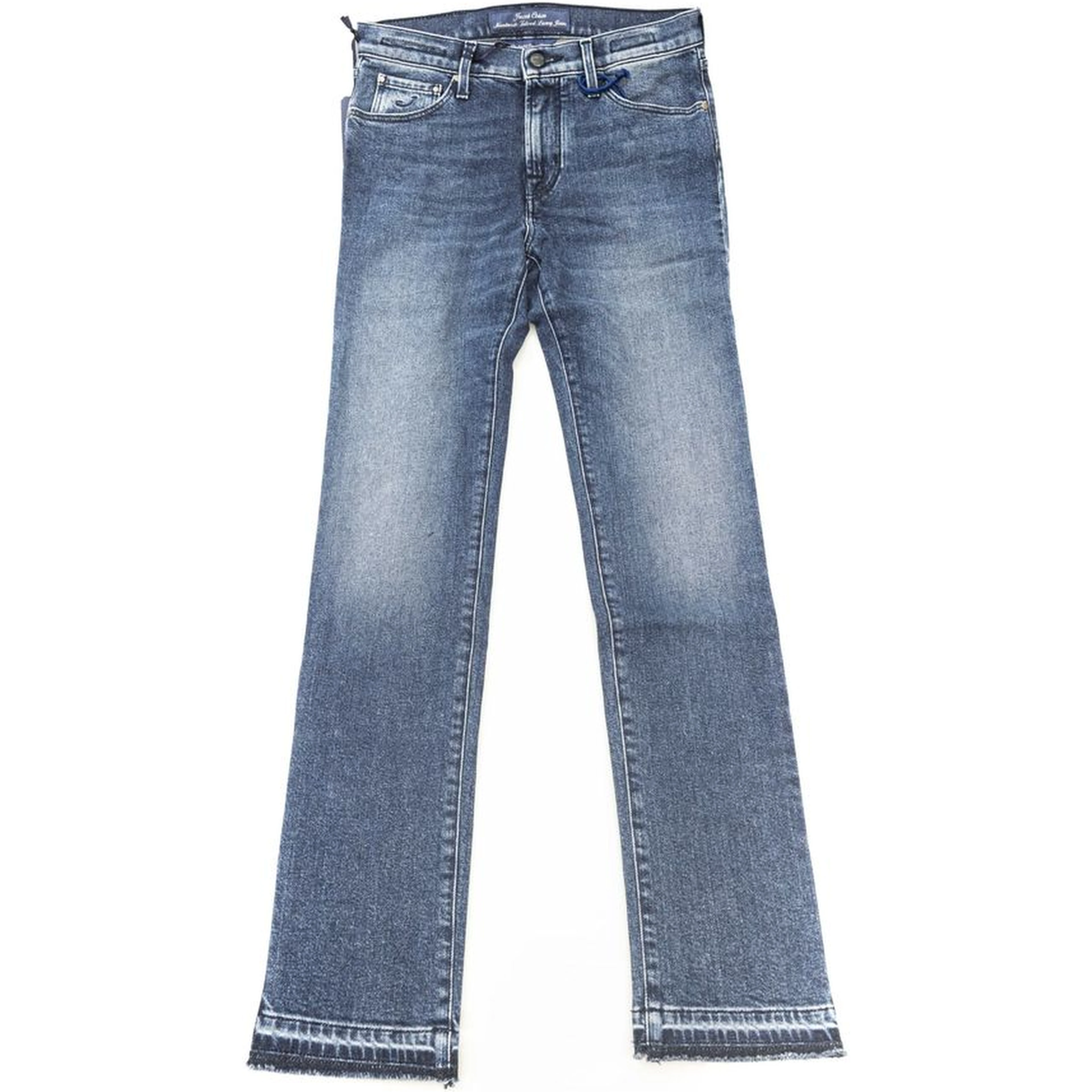 Blue Cotton Women Jeans