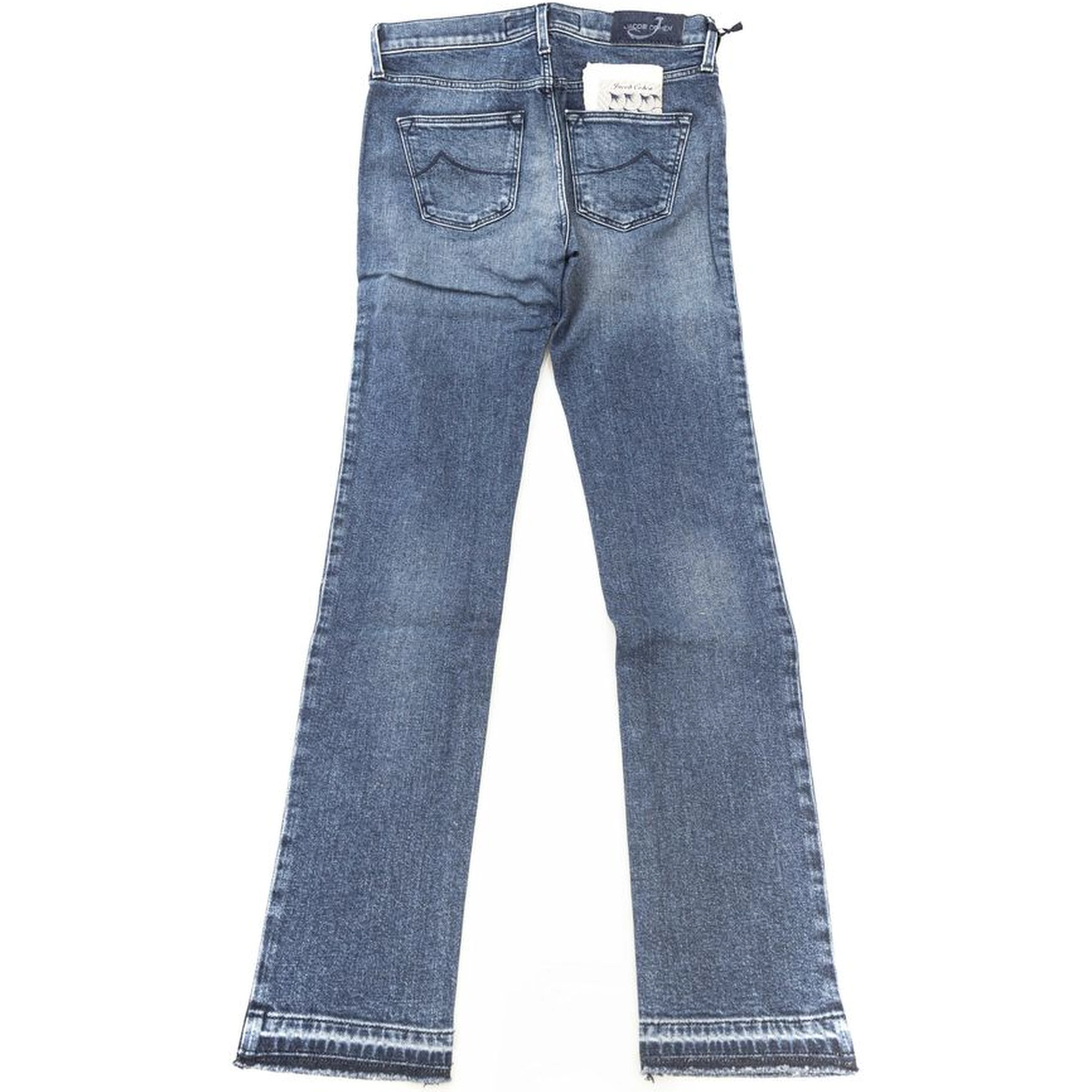 Blue Cotton Women Jeans