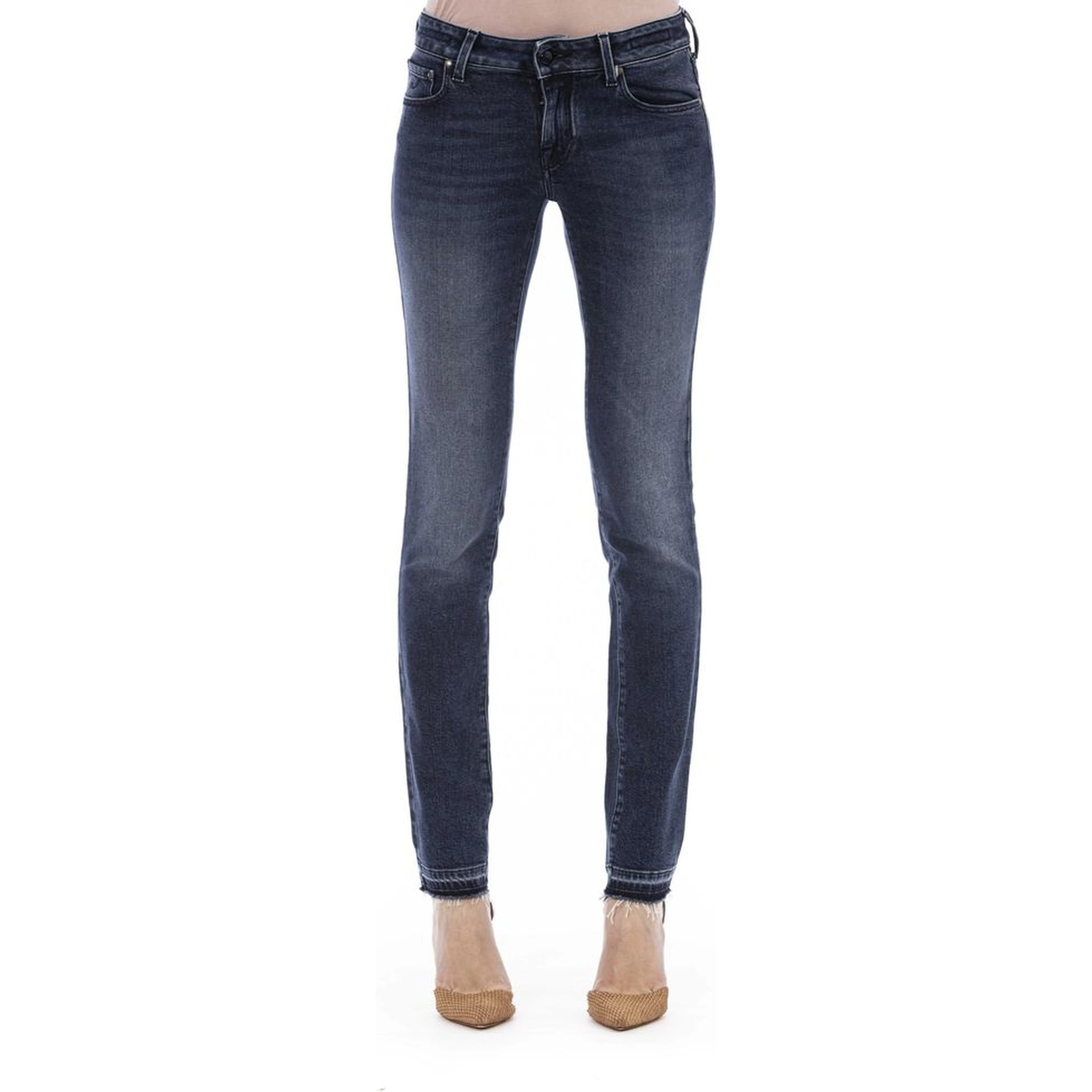 Blue Cotton Jeans Denim