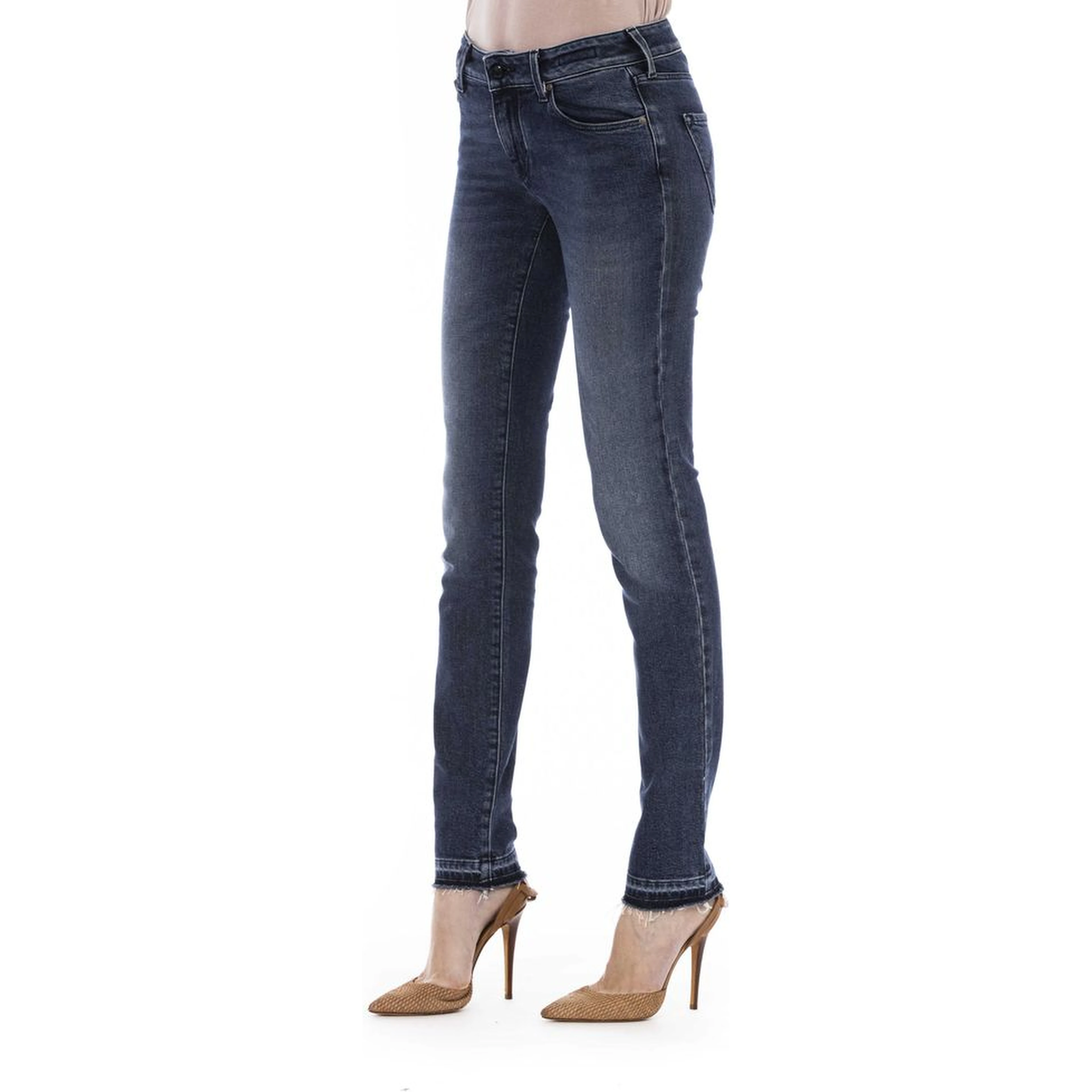 Blue Cotton Jeans Denim