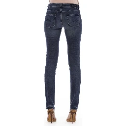 Blue Cotton Jeans Denim