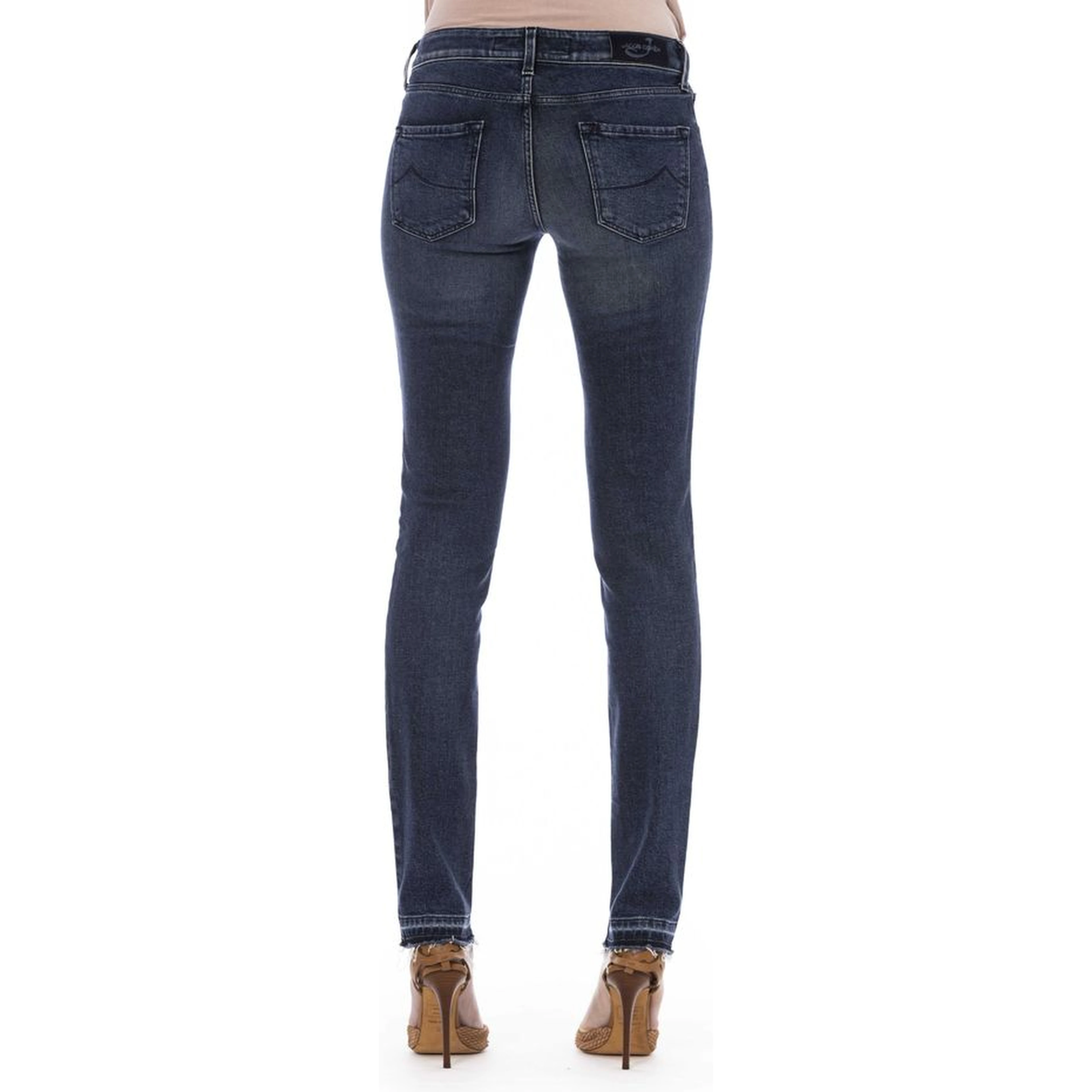 Blue Cotton Jeans Denim