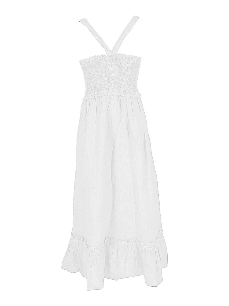White Linen Casual Dress alternative