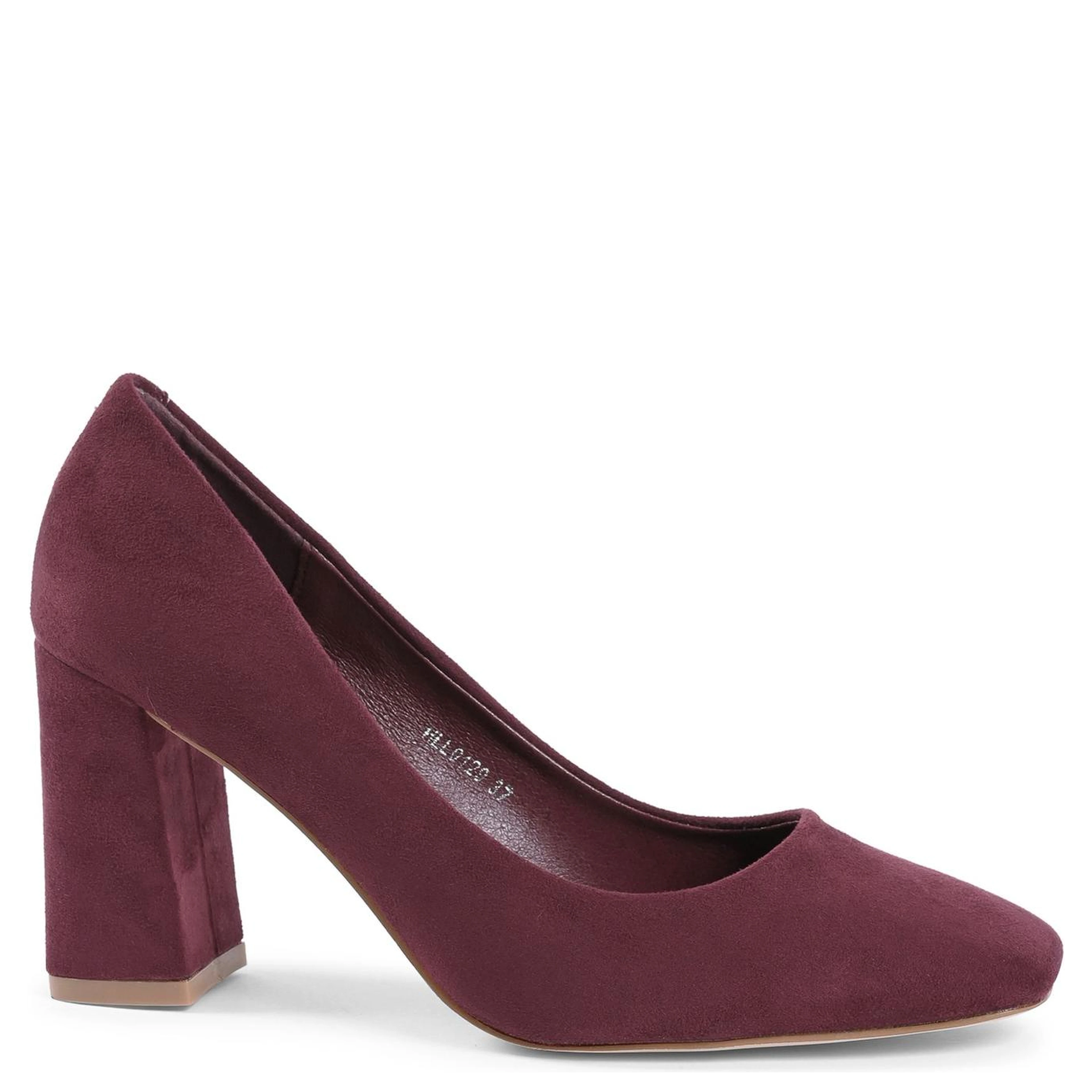 Bordeaux Fabric Platform Pumps