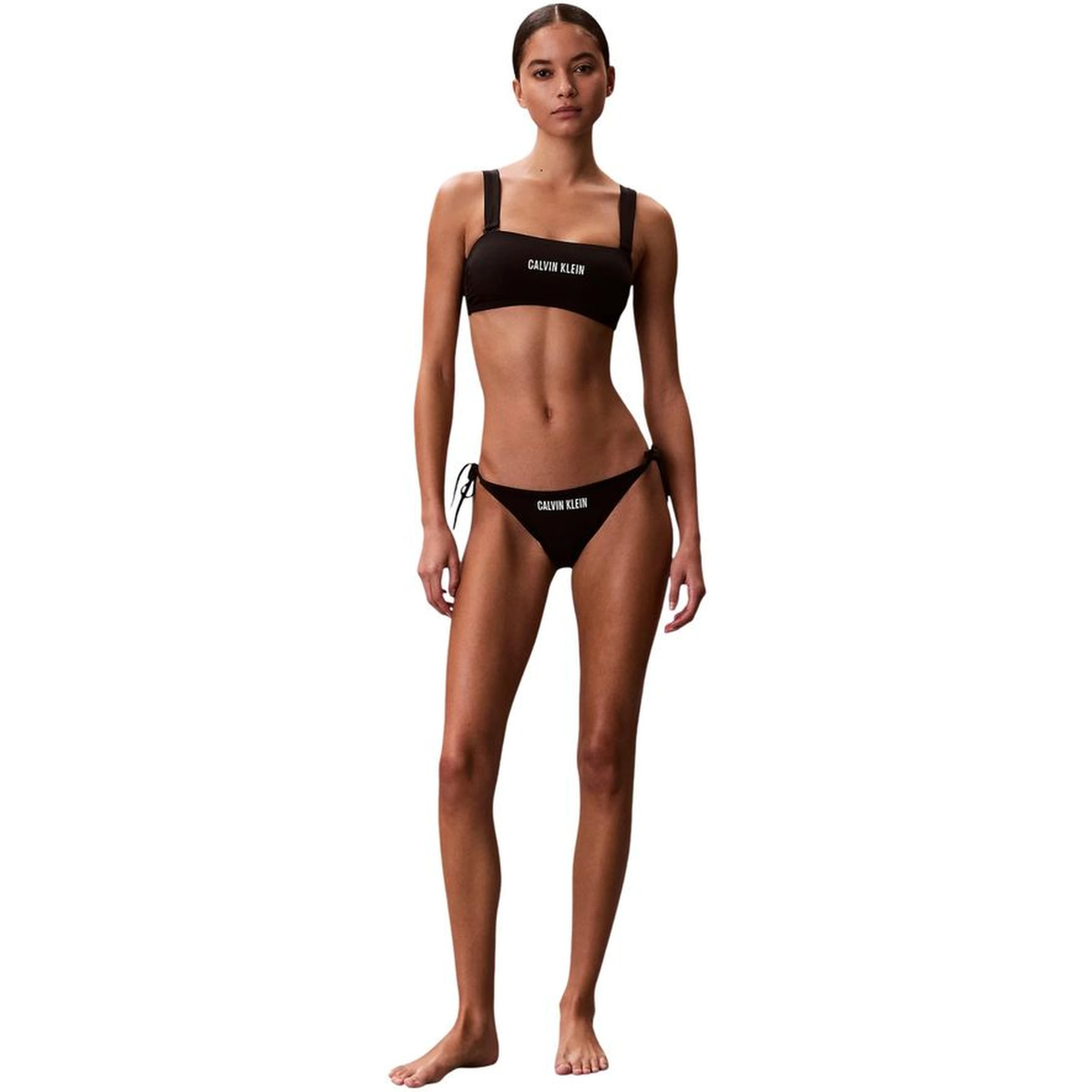 Black Recycled Polyester Swim Briefs