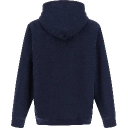 Blue Polyester Sweatshirt