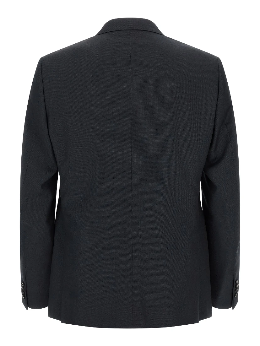 Blue Wool Two-Piece Suit