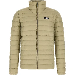 Beige Nylon Shell Jacket