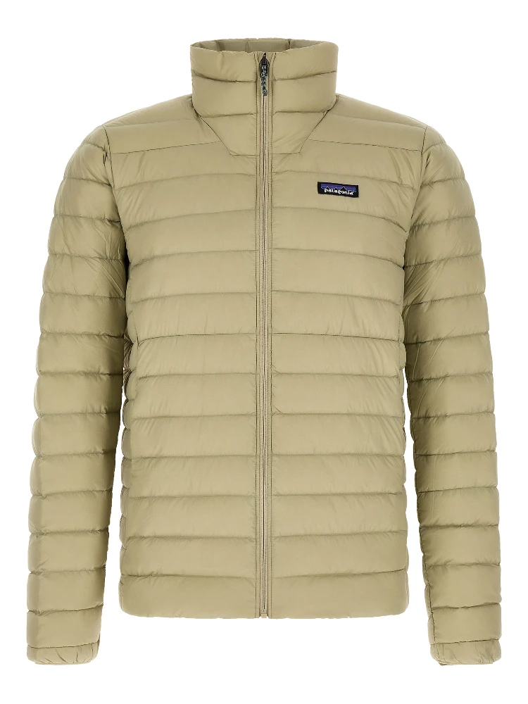 Beige Nylon Shell Jacket