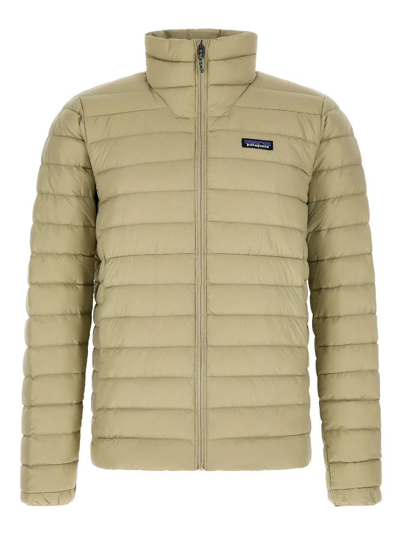 Beige Nylon Shell Jacket