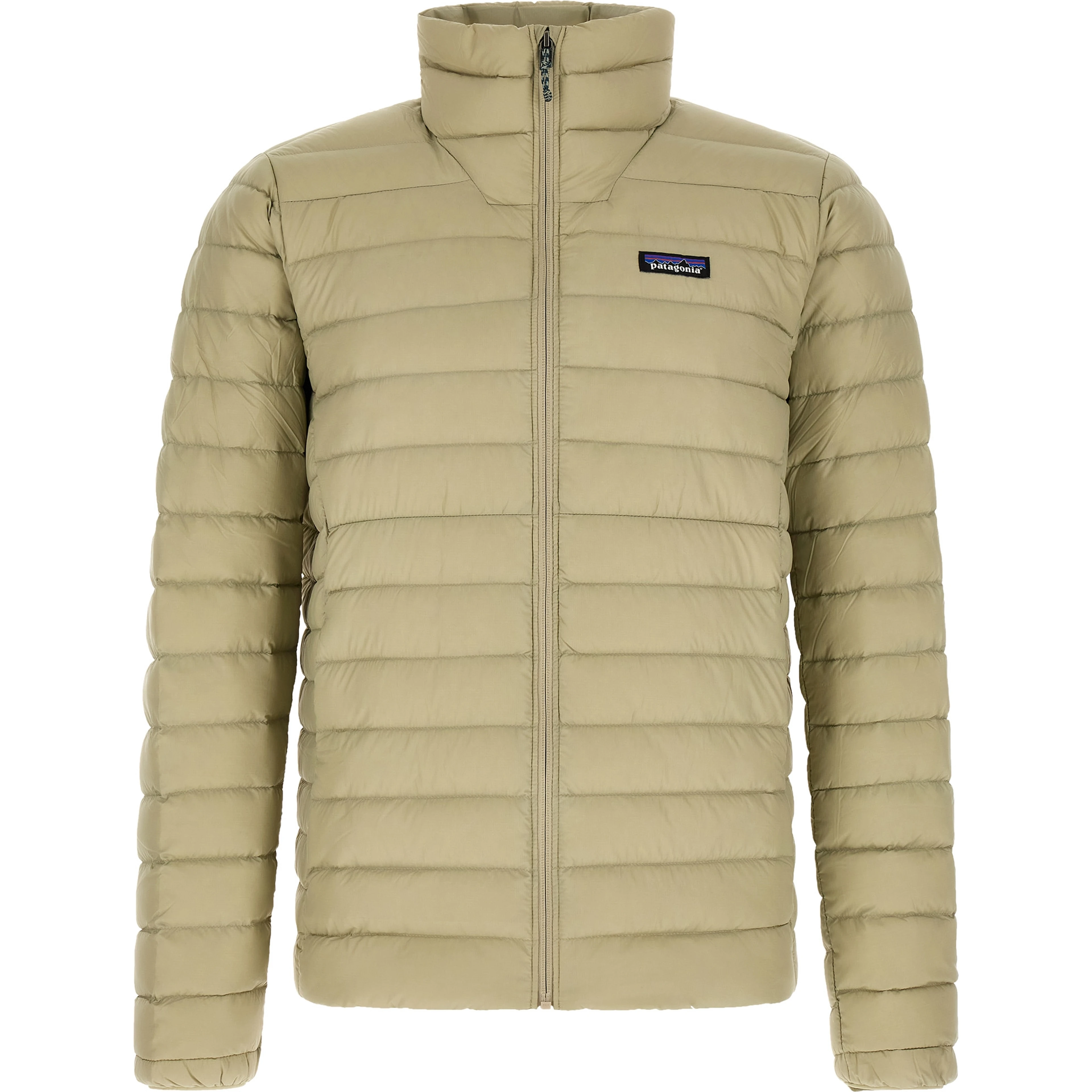 Beige Nylon Shell Jacket