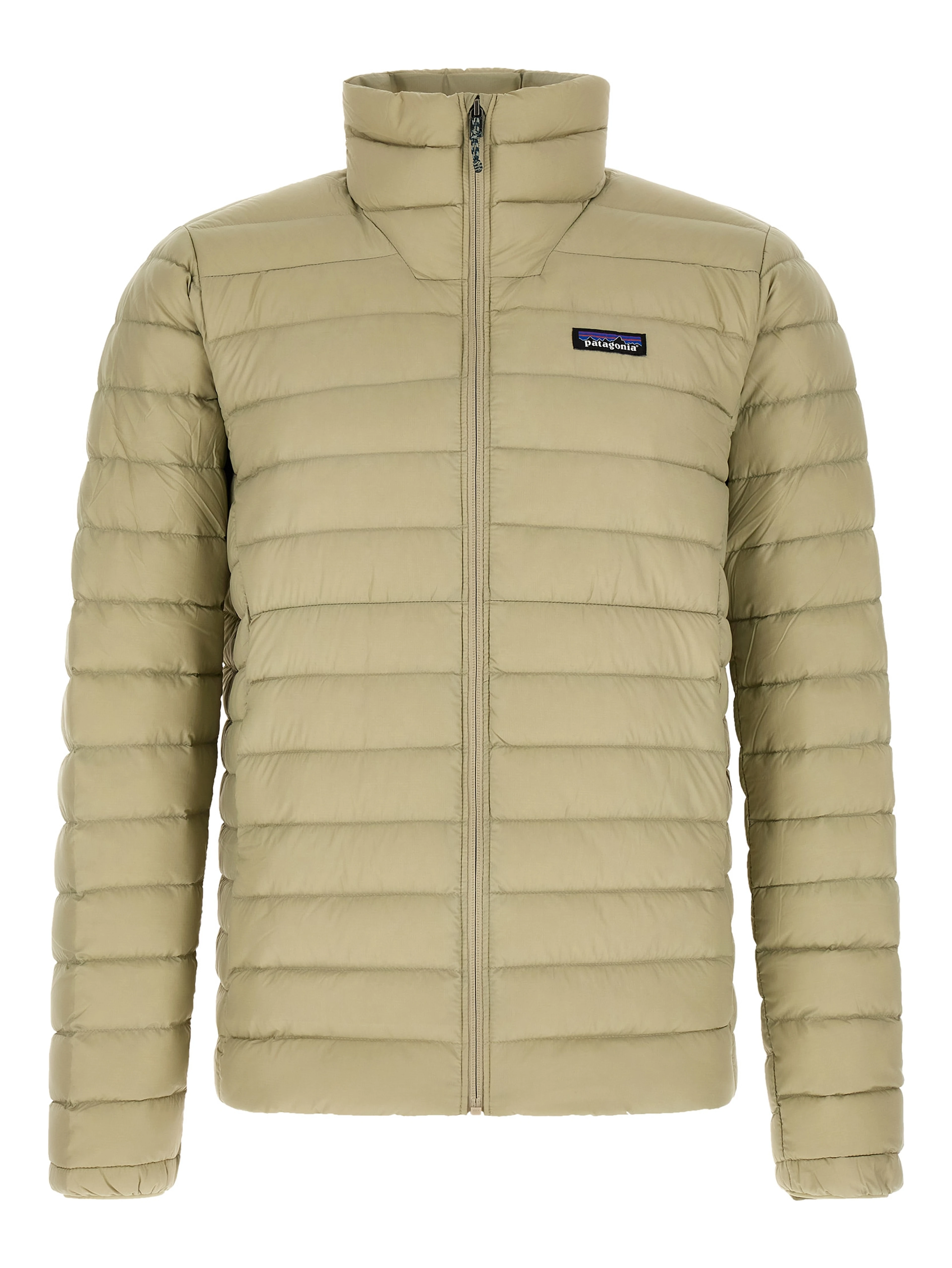Beige Nylon Shell Jacket