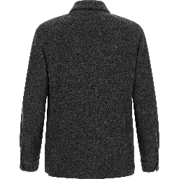 Gray Wool Blouse