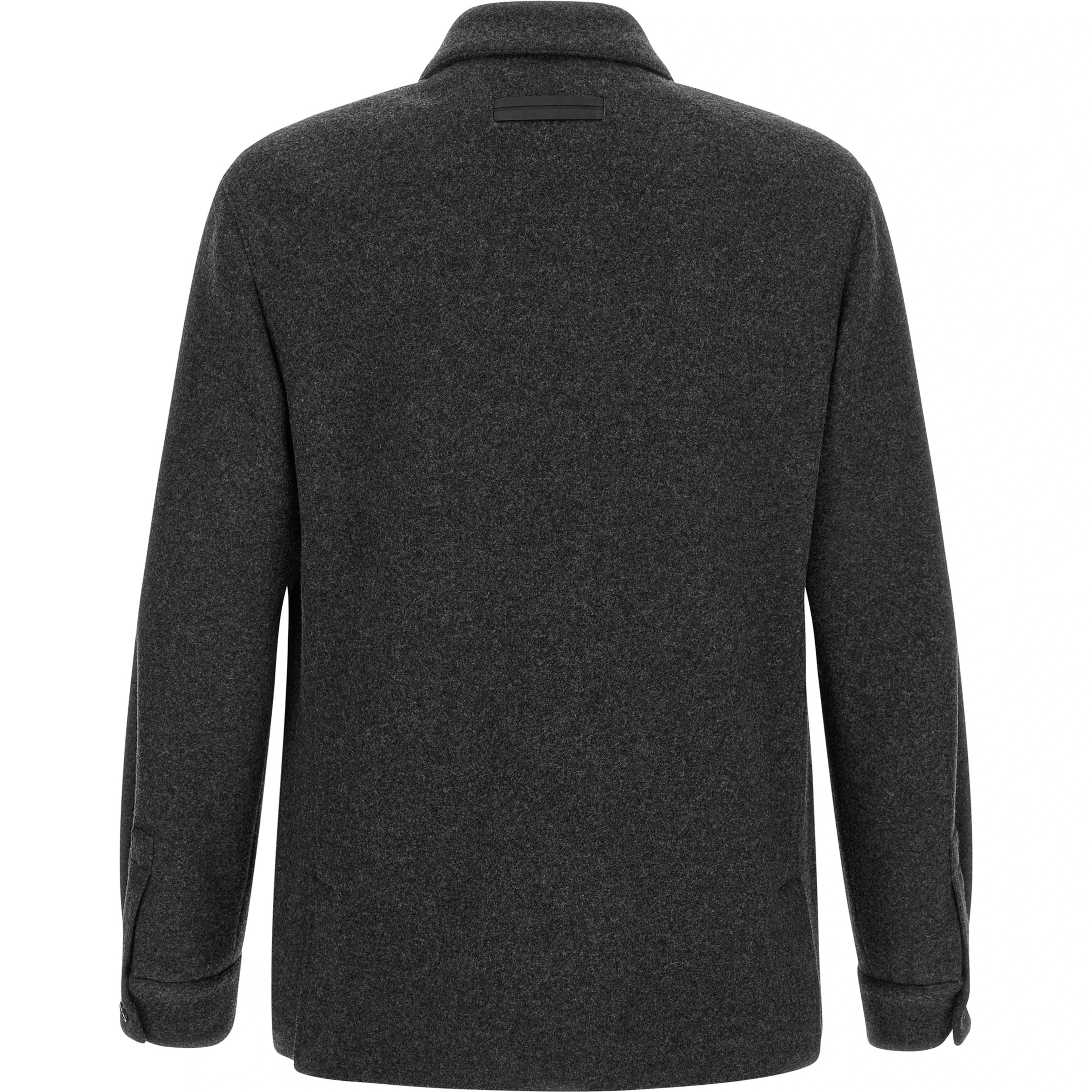 Gray Wool Blouse