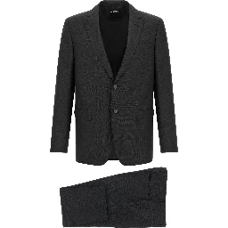 Gray Wool Two-Piece Suit