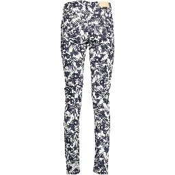 Blue Organic Cotton Women's Trouser