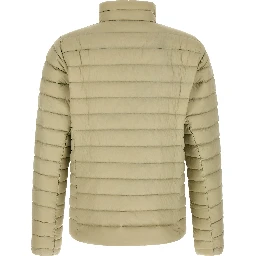 Beige Nylon Shell Jacket