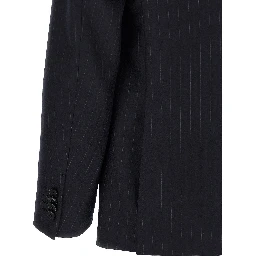 Blue Wool Two-Piece Suit