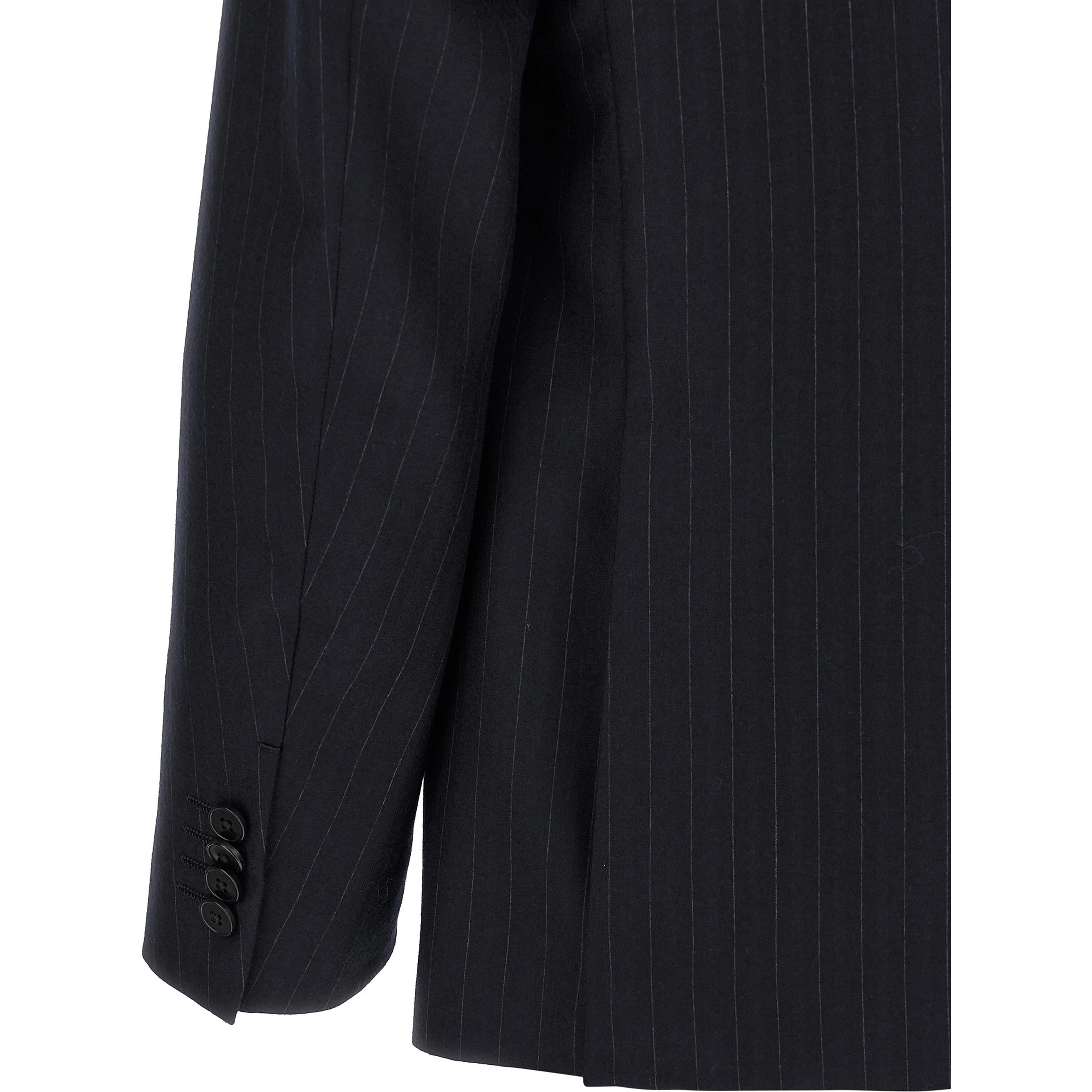 Blue Wool Two-Piece Suit