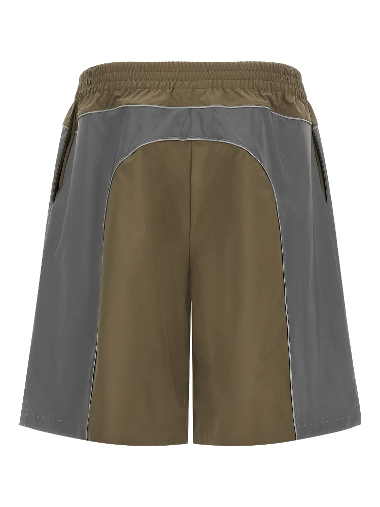 Gray Polyester Bermuda Shorts alternative