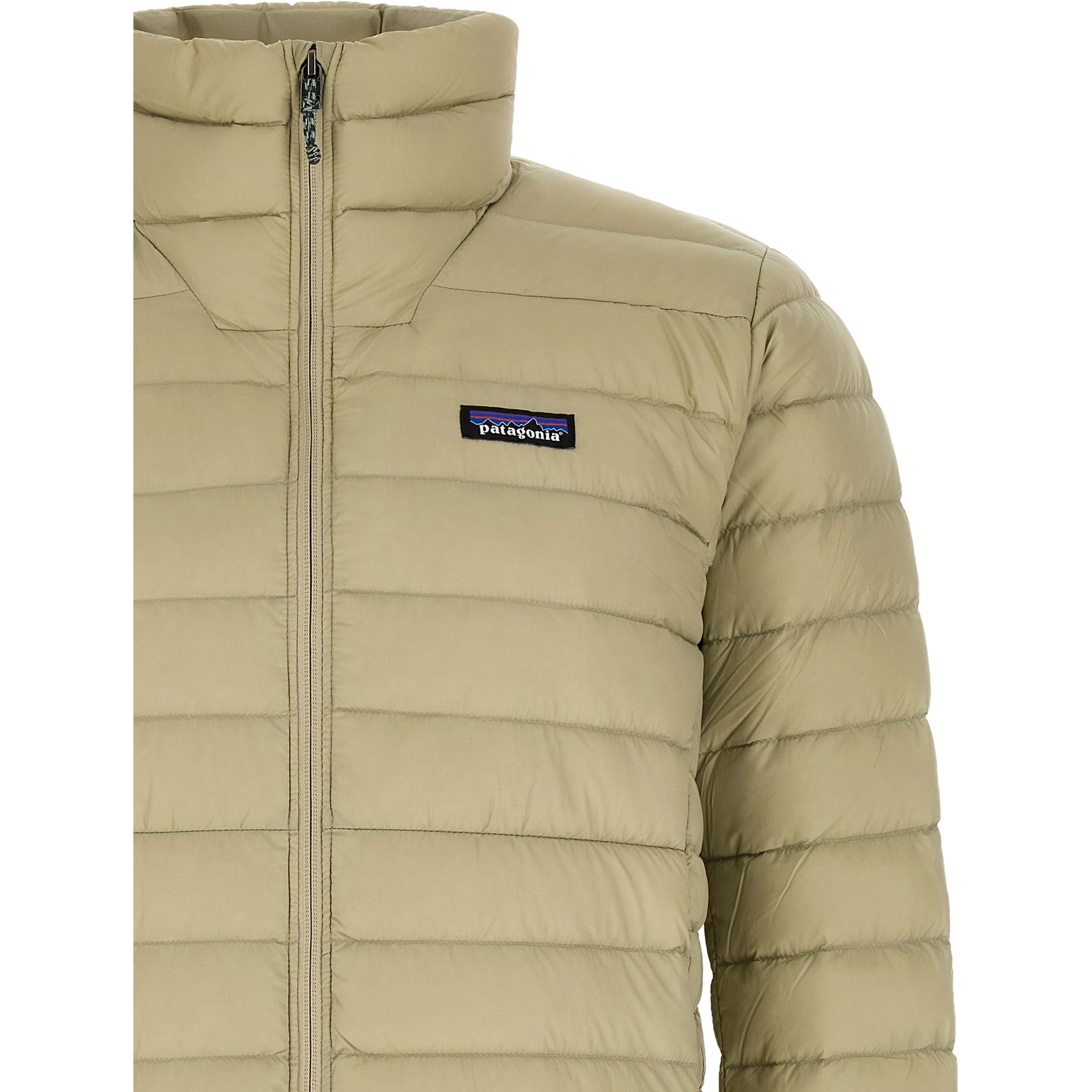 Beige Nylon Shell Jacket