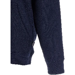 Blue Polyester Sweatshirt