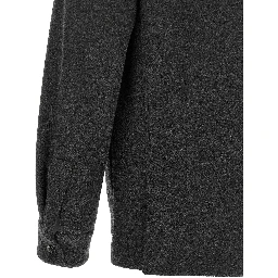 Gray Wool Blouse