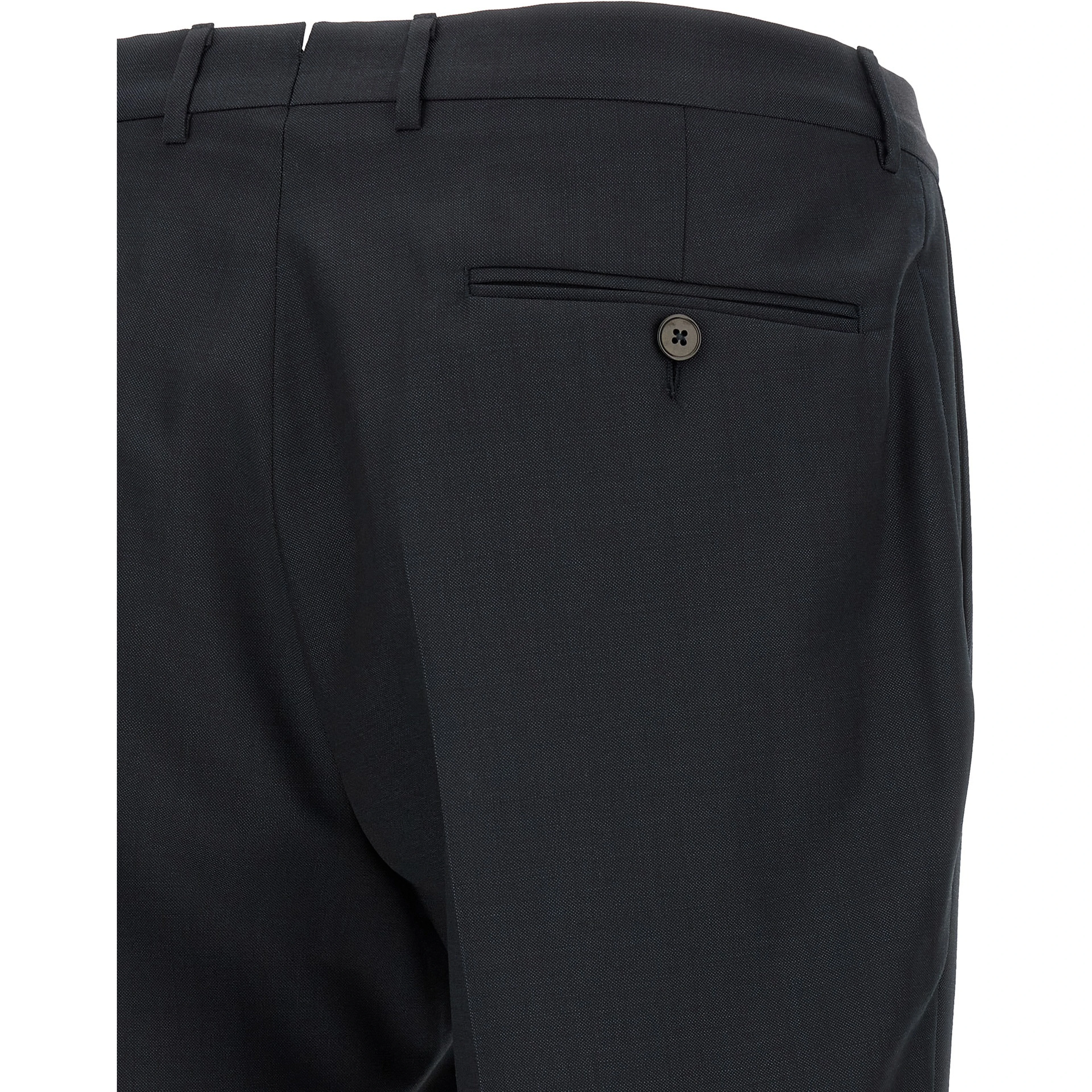 Blue Wool Two-Piece Suit