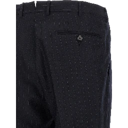 Blue Wool Two-Piece Suit