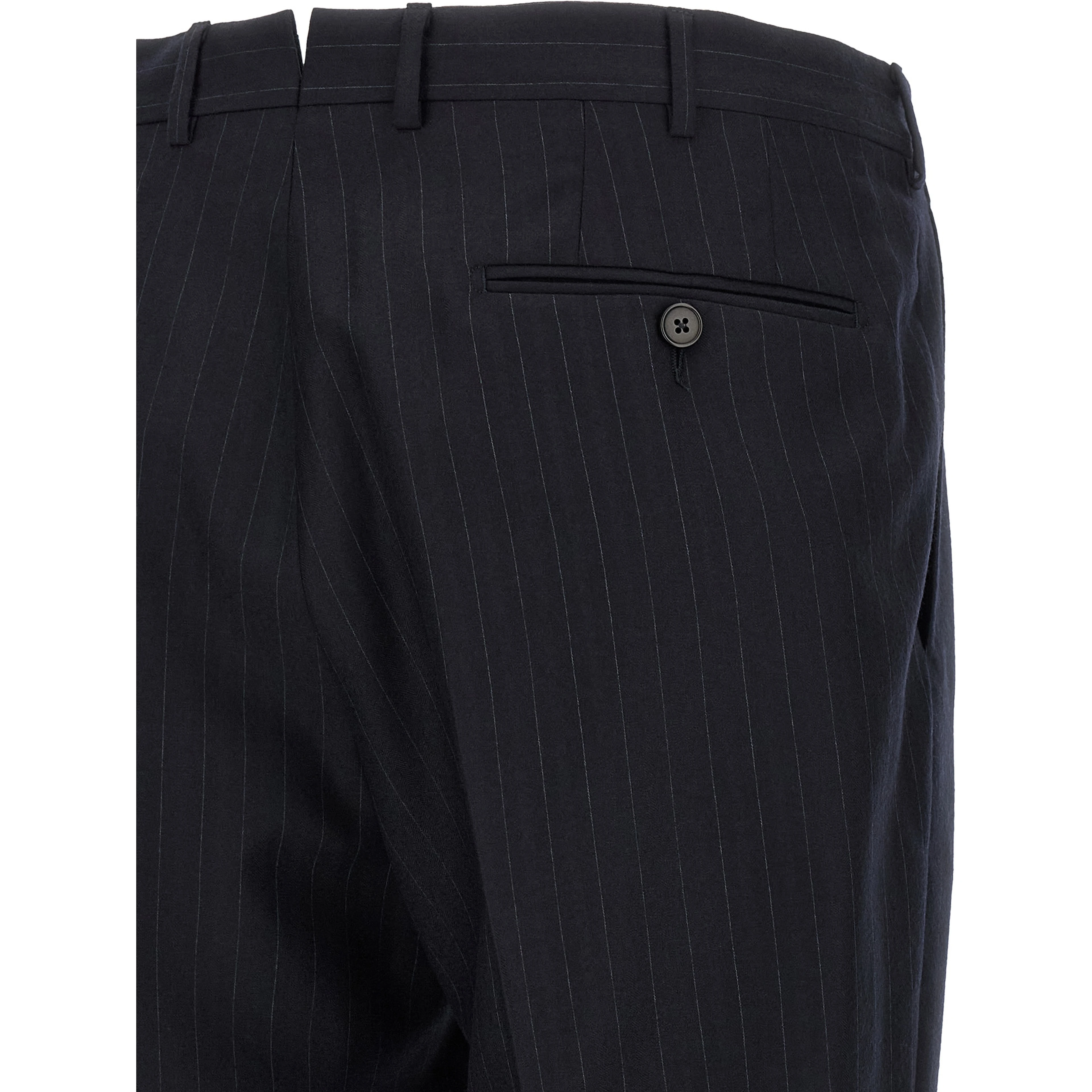 Blue Wool Two-Piece Suit