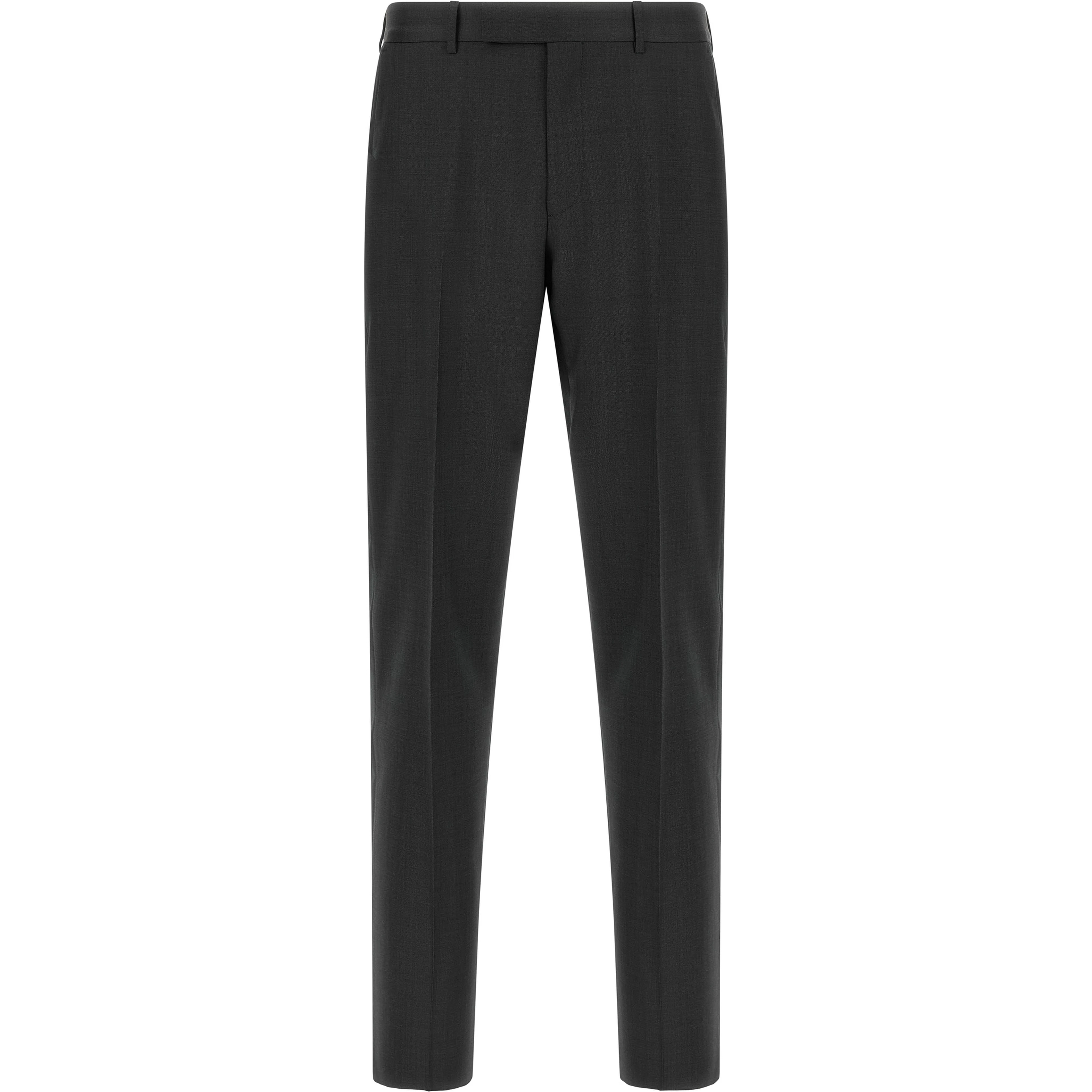 Gray Wool Two-Piece Suit
