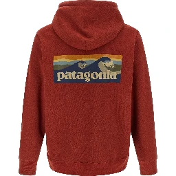 Red Polyester Sweatshirt