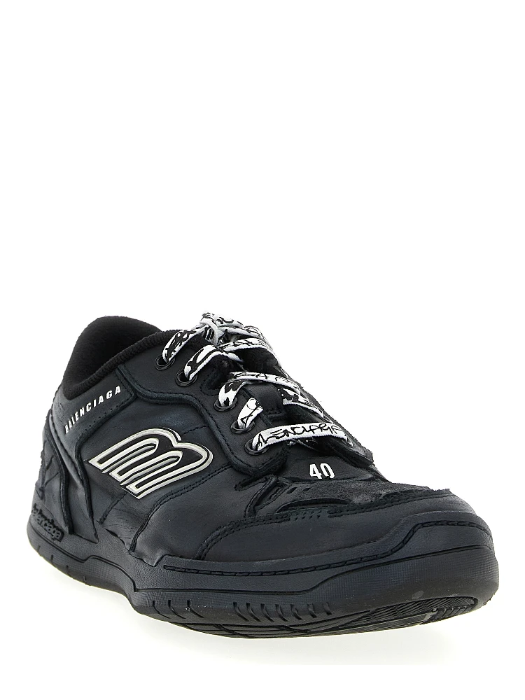 Black Calfskin Athletic Sneakers alternative