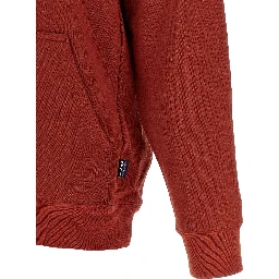Red Polyester Sweatshirt