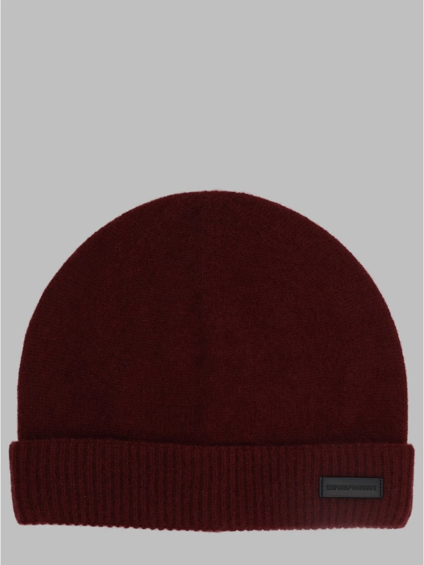 Berretto Con Bordo A Coste