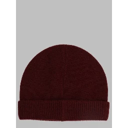 Berretto Con Bordo A Coste